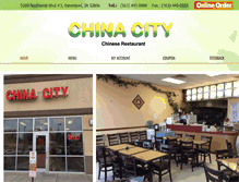 Tablet Screenshot of chinacitydavenport.com